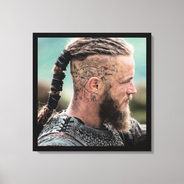 Ragnar Lothbrok Canvas Print (Front)