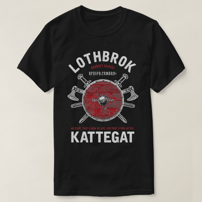 Ragnar Lothbrok of Kattegat  T-Shirt (Design Front)