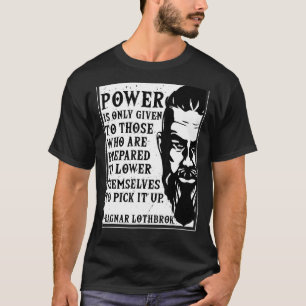 Ragnar Lothbrok Vikings Quote Novelty Graphic T-Shirt