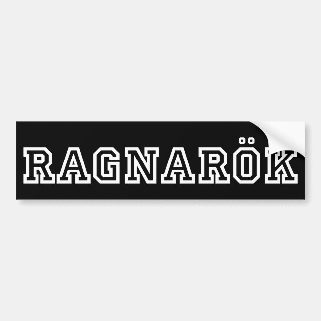 Ragnarok Bumper Sticker (Front)