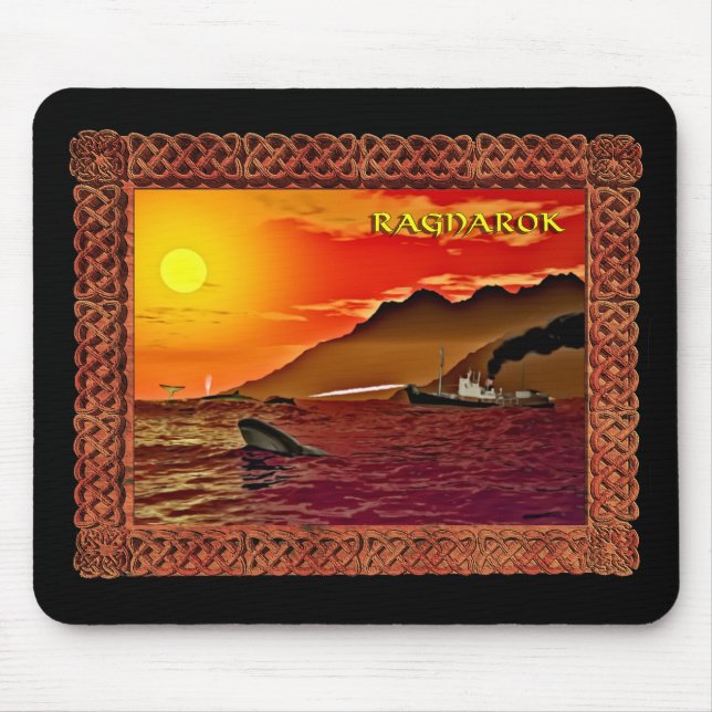 Ragnarok For Whales Mouse Mat (Front)