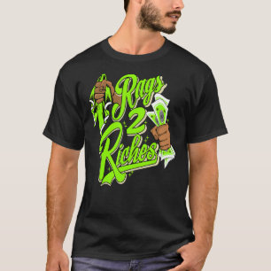 Rags 2 Riches Electric Green 6s Matching T-Shirt