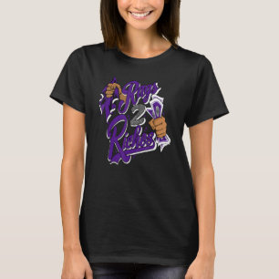 Rags 2 Riches Money Matching Dark Iris 3s Matching T-Shirt