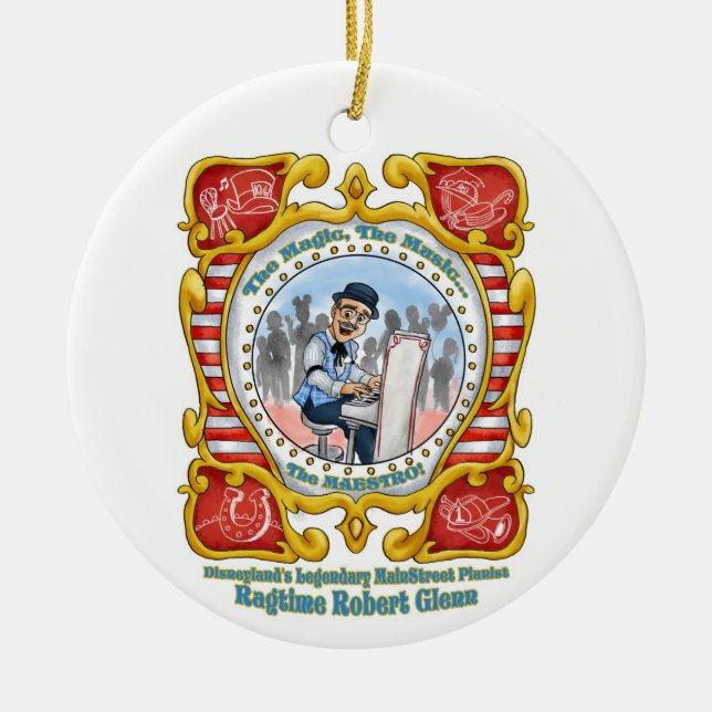 Ragtime Robert Disneyland Ornament (Front)