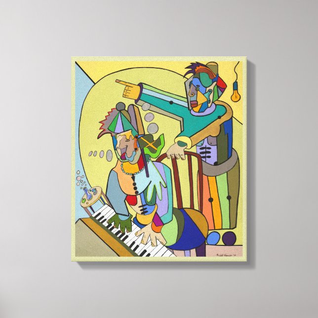 "Ragtime Scene" by Ruchell Alexander Canvas Print (Front)