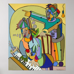 "Ragtime Scene" by Ruchell Alexander Poster