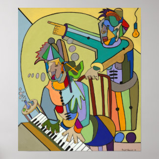 "Ragtime Scene" by Ruchell Alexander Poster