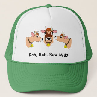 Rah, Rah, Raw Milk! Trucker Hat