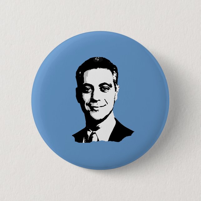Rahm Emanuel Gear 6 Cm Round Badge (Front)