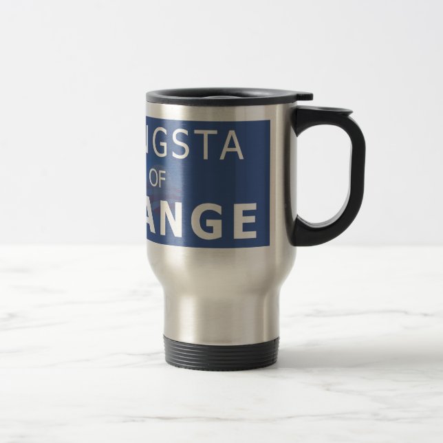 Rahm Emanuel The Gangsta of Change Travel Mug (Right)
