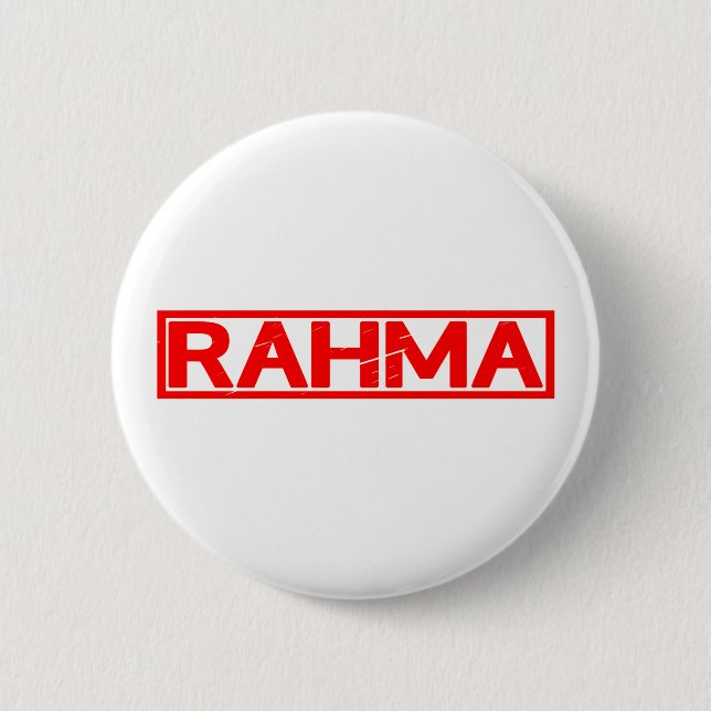 Rahma Stamp 6 Cm Round Badge (Front)
