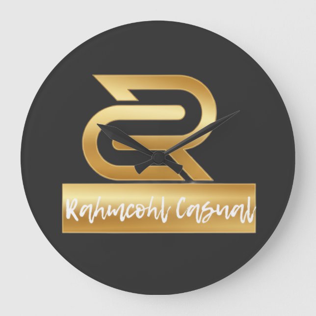 Rahmcohl Casual T-Shirt Large Clock (Front)