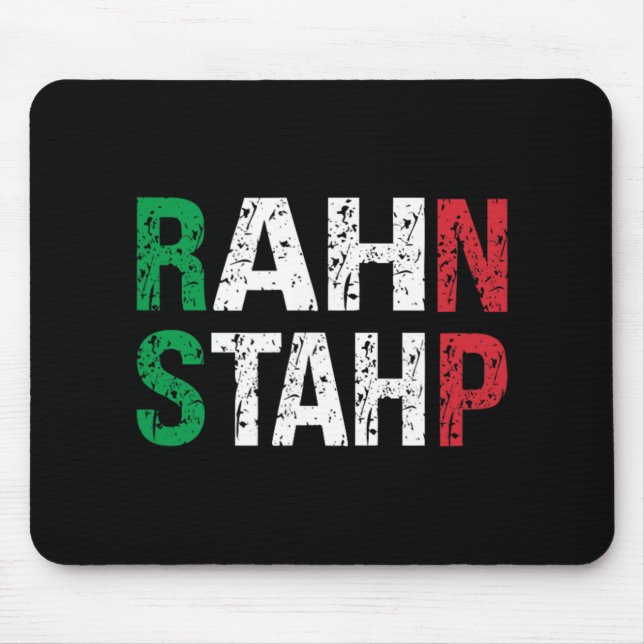 Rahn Staph New Jersey Garden Nj Shore Italian Flag Mouse Mat (Front)