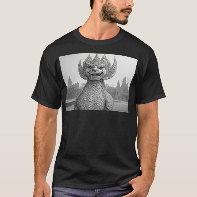 Rahu Posing Angkor Wat T-Shirt (Front)
