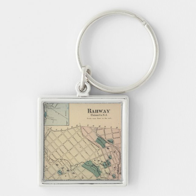 Rahway, NJ Key Ring (Front)