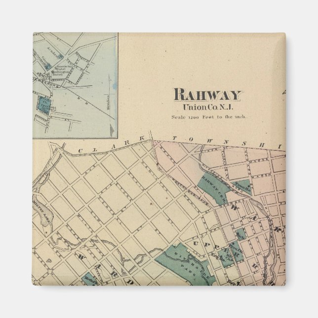 Rahway, NJ Magnet (Front)