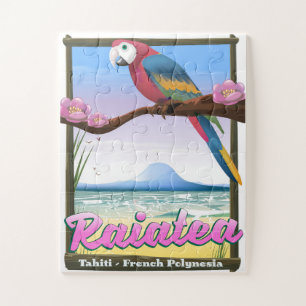Raiatea Society Islands,Tahiti,French Polynesia. Jigsaw Puzzle