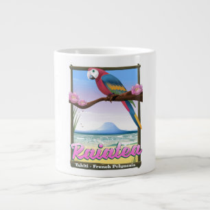 Raiatea Society Islands,Tahiti,French Polynesia. Large Coffee Mug