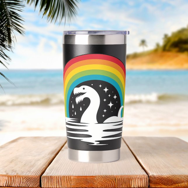 Raibow Sea Monster Insulated Tumbler (Beach)