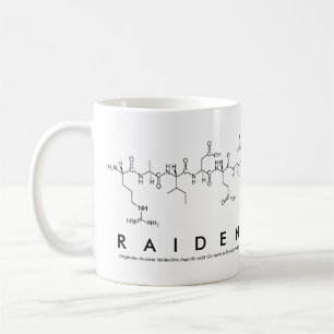 Raiden peptide name mug