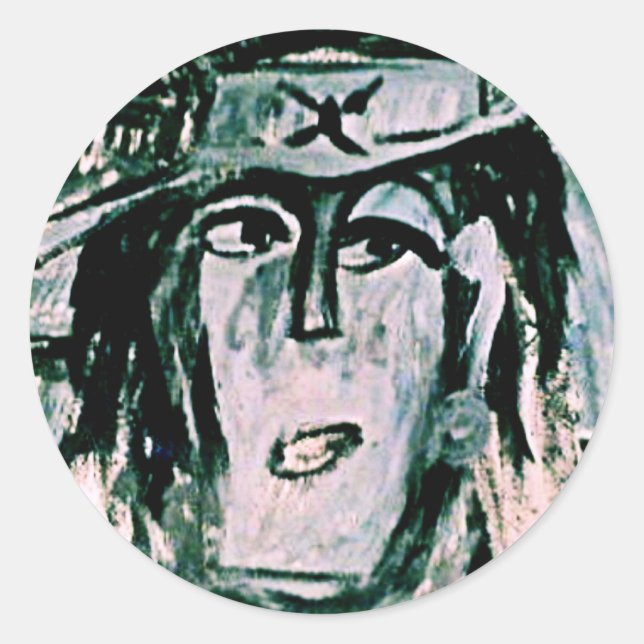 RAIDER FAN CLASSIC ROUND STICKER (Front)