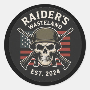 Raider’s Wasteland Official Logo Sticker