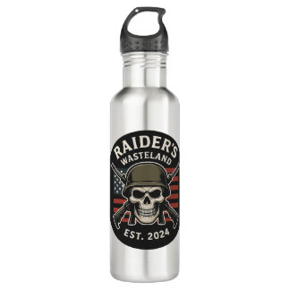 Raider’s Wasteland Official Logo Water Bottle