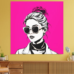 Raiders Girl - The world needs strong women Canvas Print