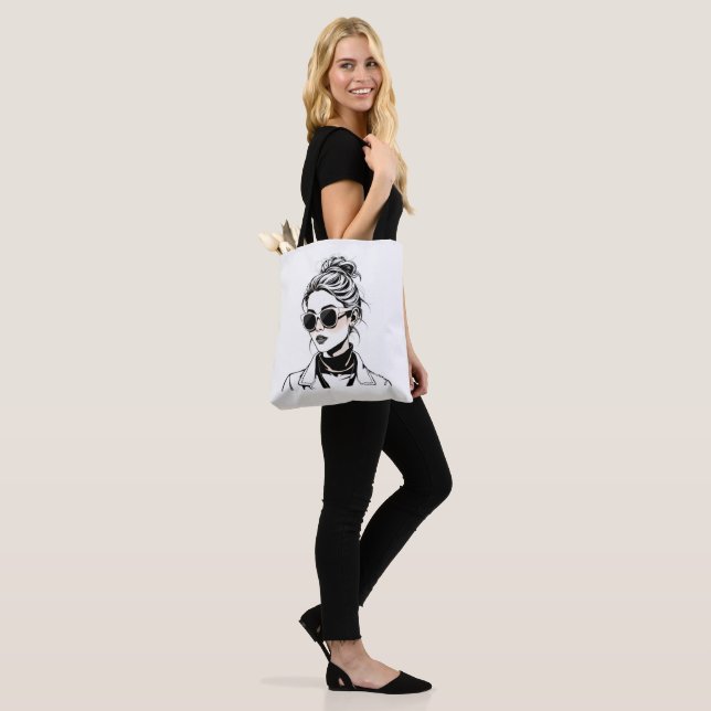 Raiders Girl Tote Bag (On Model)