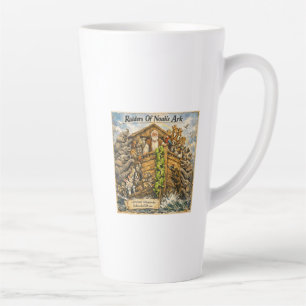 Raiders of Noah’s Ark Cartoon by Rick London Latte Mug