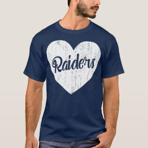 Raiders School Sports Fan Team Spirit Mascot T-Shirt