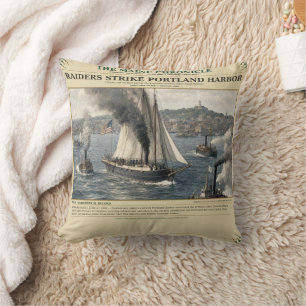 Raiders Strike Portland Harbour   June 27, 1863   Cushion