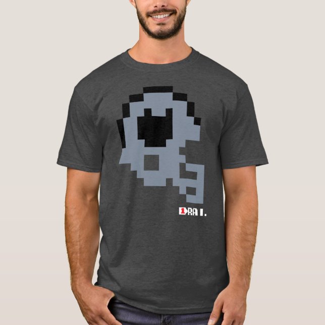 Raiders Tecmo Bowl Helmet T-Shirt (Front)