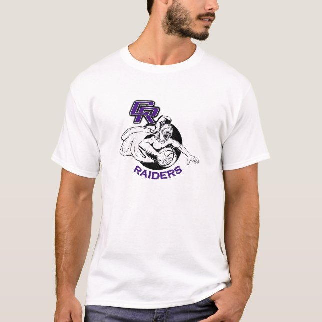 Raiders White Unisex T-Shirt (Front)