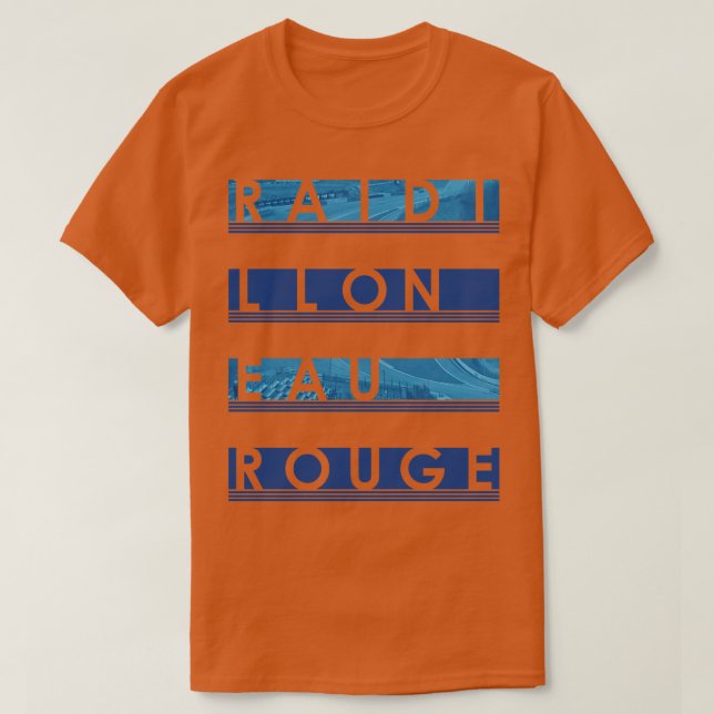 Raidillon Eau Rouge F1 Corners Design T-Shirt (Design Front)