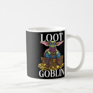 Raiding Treasure Loot Goblin Coffee Mug