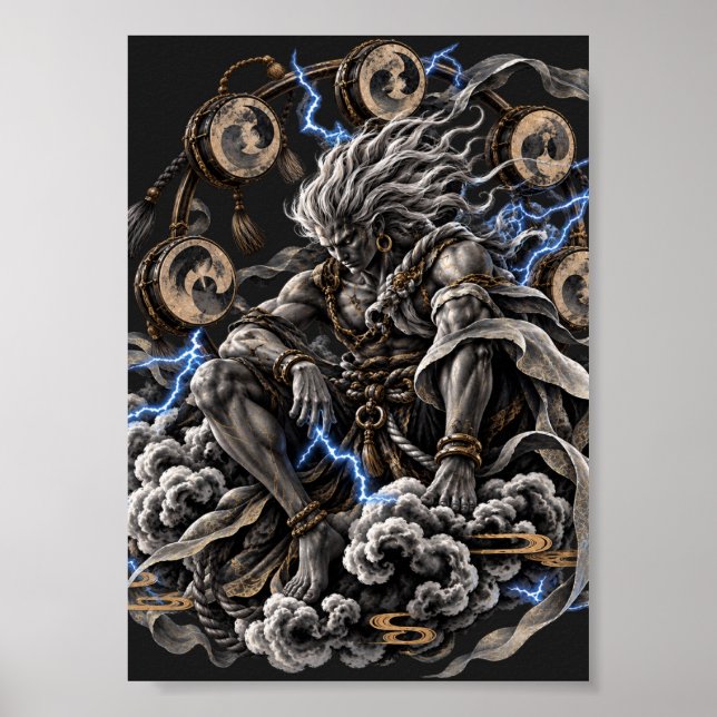 Raijin Bleu Poster (Front)