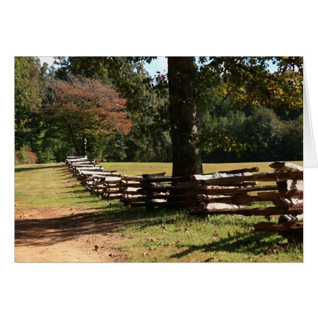 Rail Fence (Front Horizontal)