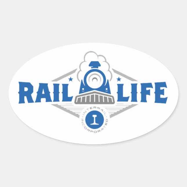 Rail Life ™ Sticker - Oval (Front)
