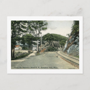 Rail Road, Berkshire Hills, Massachusetts Vintage Postcard
