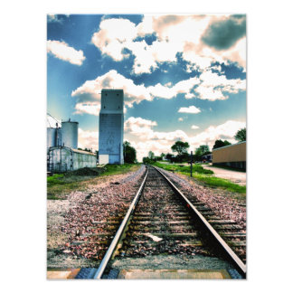 Rail Road Tracks Photo Print