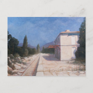 Rail station Châteauneuf 2012 Postcard