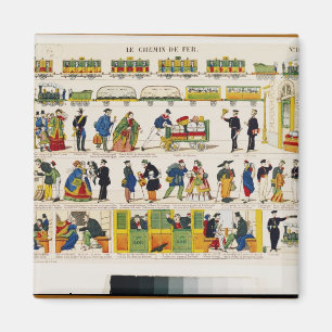 Rail Travel, c.1850 Magnet
