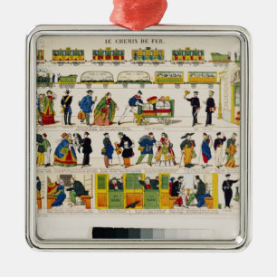 Rail Travel, c.1850 Metal Tree Decoration