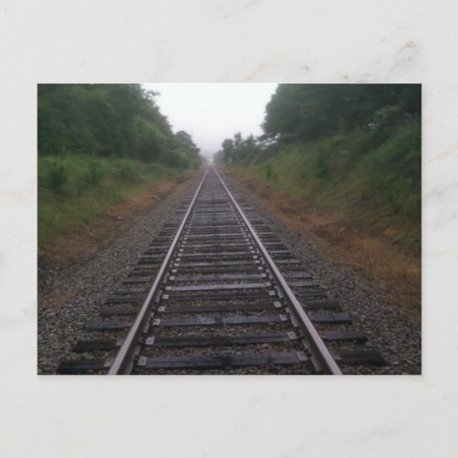Rail traveller postcard (Front)