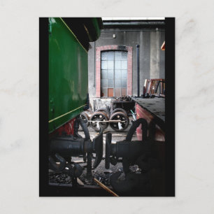 Rail yard Old Steam Train Le Mastrou Postcard