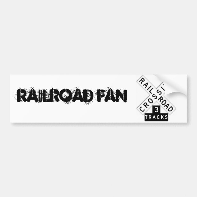 Railfan Bumper Sticker (Front)