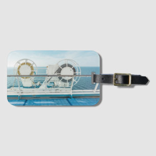 Railing Of A Cruise Ship Luggage Tag