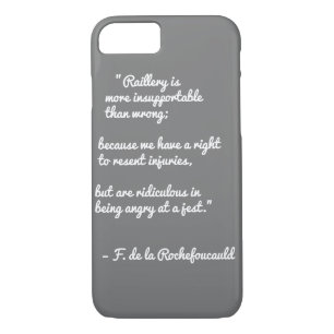 Raillery.. (Quotes, English) iPhone / iPad case