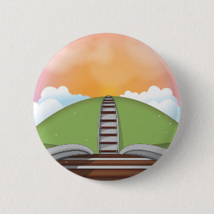 Railroad 6 Cm Round Badge